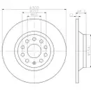TEXTAR 92255403 Bremsscheiben 2 Stück VW