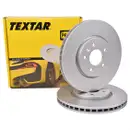 Original TEXTAR 92256803 Bremsscheiben 2 Stück vorne für OPEL