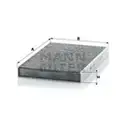 MANN-FILTER CUK 2952 Innenraumluftfilter