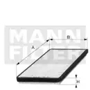 MANN-FILTER CU 2136 Innenraumluftfilter