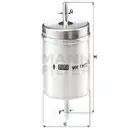 Kraftstofffilter Mann-filter WK 730/3 für Vag