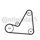 CONTINENTAL CTAM 6PK1070K3 Keilrippenriemen Kit