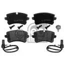 FEBI BILSTEIN 116016 Bremsbelagsatz für PORSCHE, AUDI
