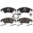 FEBI BILSTEIN 116021 Bremsbelagsatz für AUDI