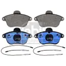 FEBI BILSTEIN 116038 Bremsbelagsatz für CITROËN, RENAULT