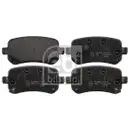 FEBI BILSTEIN 116060 Bremsbelagsatz für DODGE, CHRYSLER, FIAT