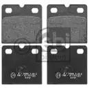 FEBI BILSTEIN 116087 Bremsbelagsatz für JAGUAR, AUDI