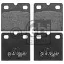 FEBI BILSTEIN 116087 Bremsbelagsatz für JAGUAR, AUDI