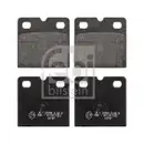 FEBI BILSTEIN 116087 Bremsbelagsatz für JAGUAR, AUDI