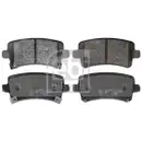Bremsbelagsatz Scheibenbremse Febi Bilstein 116147 für Opel für Saab Hinterachse