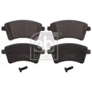 FEBI BILSTEIN 116184 Bremsbelagsatz für RENAULT, MERCEDES-BENZ