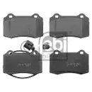 FEBI BILSTEIN 116208 Bremsbelagsatz für SEAT