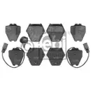 Febi Bremsscheiben Bremsbeläge Vorne Hinten für Audi A6 C5 4B2 4B5