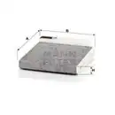 MANN-FILTER CUK 1829 Innenraumluftfilter