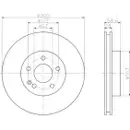 TEXTAR 93123403 Bremsscheiben 2 Stück MERCEDES-BENZ