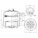 FEBI BILSTEIN 46187 Luftfederbalg für MERCEDES-BENZ