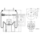 FEBI BILSTEIN 39990 Luftfederbalg