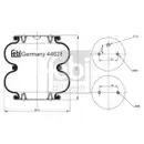 FEBI BILSTEIN 44628 Luftfederbalg für MERCEDES-BENZ