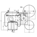 FEBI BILSTEIN 44627 Luftfederbalg für VOLVO, RENAULT