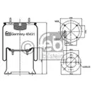 FEBI BILSTEIN 45431 Luftfederbalg