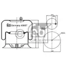 Federbalg Luftfederung Febi Bilstein 45657 für Mercedes Benz für Mercedes Benz