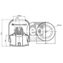FEBI BILSTEIN 45663 Luftfederbalg für MERCEDES-BENZ