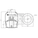 FEBI BILSTEIN 45663 Luftfederbalg für MERCEDES-BENZ