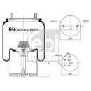 FEBI BILSTEIN 45659 Luftfederbalg