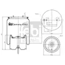 FEBI BILSTEIN 45660 Luftfederbalg