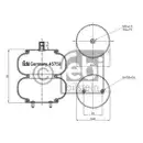 Federbalg Luftfederung Febi Bilstein 45759 für Volvo für Renault Trucks