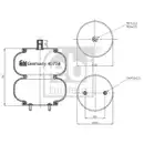 Federbalg Luftfederung Febi Bilstein 45759 für Volvo für Renault Trucks