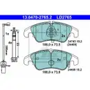 ATE Bremsenset Scheiben Ø320 belüftet Beläge Ceramic vorn Audi A4 A5 A6 A7 Q5