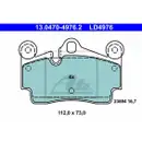 Original ATE Set Bremsscheiben Ø350 vo Ø330 hi Bremsbeläge Ceramic WK Audi Q7