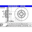 ATE Brmsenset Scheiben Ø278 belüftet Beläge Ceramic vorn Ford Fiesta VI B-Max