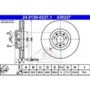 ATE 24.0130-0227.1 Bremsscheiben 2 Stück PEUGEOT