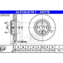 ATE 24.0132-0178.1 Bremsscheiben 2 Stück MERCEDES-BENZ
