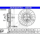 ATE 24.0132-0179.1 Bremsscheiben 2 Stück MERCEDES-BENZ