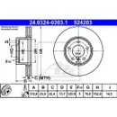 ATE 24.0324-0203.1 Power Disc Bremsscheiben 2 Stück für BMW