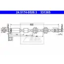 2x ATE Bremsschlauch vorn BMW 1er E81 E82 E88 E87 3er E90 E91 E92 E93 Z4 E89