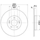 TEXTAR 92267403 Bremsscheiben 2 Stück MITSUBISHI
