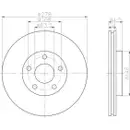 TEXTAR 92124803 Bremsscheiben 2 Stück FORD