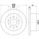 TEXTAR 92157403 Bremsscheiben 2 Stück hinten für CITROËN