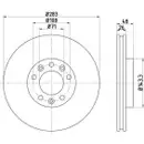 TEXTAR 92267203 Bremsscheiben 2 Stück CITROËN