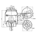 FEBI BILSTEIN 47540 Luftfederbalg