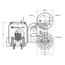 FEBI BILSTEIN 47553 Luftfederbalg