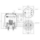 FEBI BILSTEIN 47553 Luftfederbalg