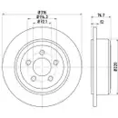 TEXTAR 92202703 Bremsscheiben 2 Stück für DODGE