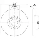 TEXTAR 92267303 Bremsscheiben 2 Stück CITROËN
