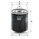 MANN-FILTER W 7043 Oelfilter