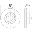 TEXTAR 92275003 Bremsscheiben 2 Stück für FIAT
